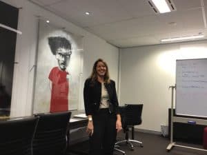 Photo of Eve Clare at a FGC Workshop