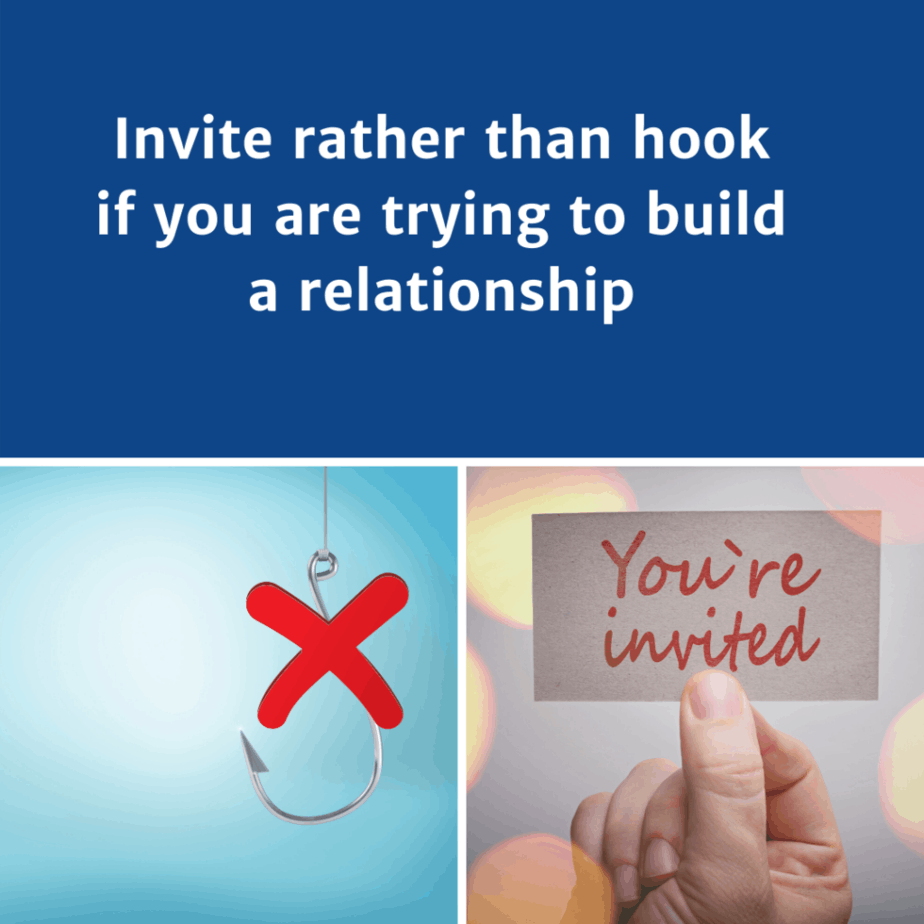 Invite Rather Than Hook When Marketing | Mediation Institute Invite Rather Than Hook