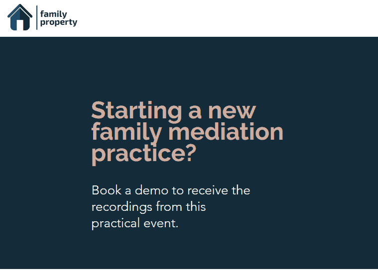 Starting A Fdr Practice Recordings | Mediation Institute Familyproperty Demo