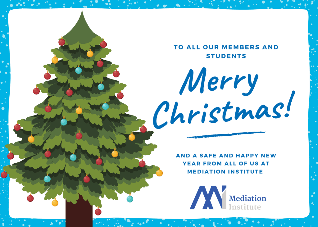 Mediation Institute Training End Of Year Update 2021 | Mediation Institute Merry Christmas