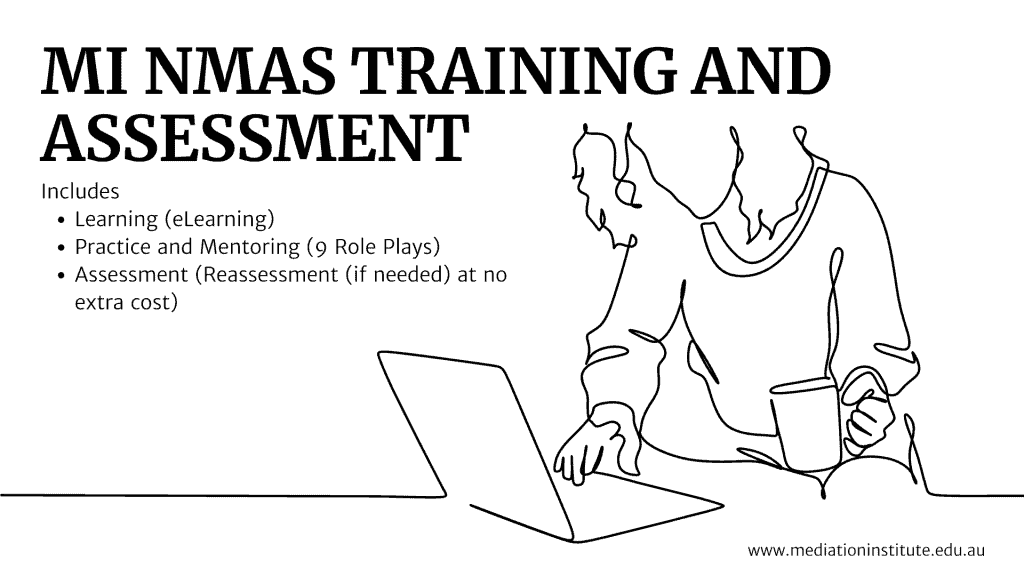 Nmas Mediator Course Training And Assessment Overview Diagram