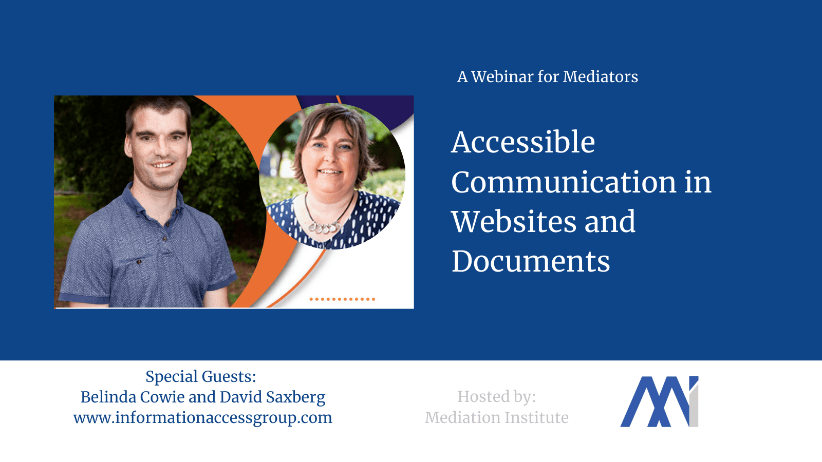 Accessible Communications Event Banner