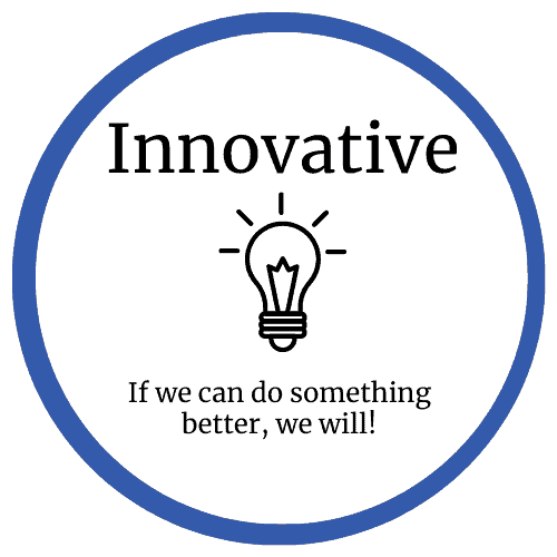 Mi Values - Innovative - If We Can Do Something Better, We Will