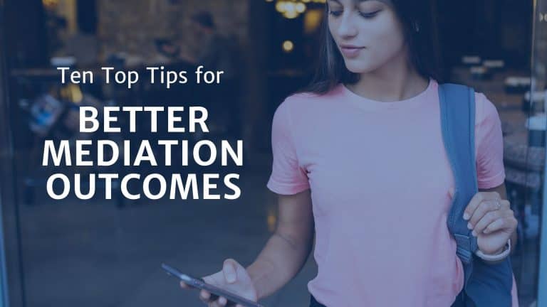 Visual Mediation | Mediation Institute Top Ten Tips Header