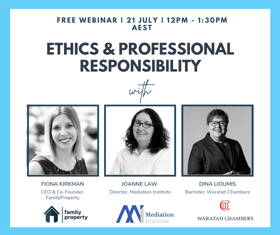 Mediator Ethics And Professional Responsibility Webinar Recording