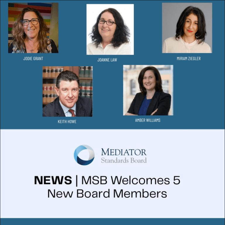 Blog | Mediation Institute Msb Board Appointment