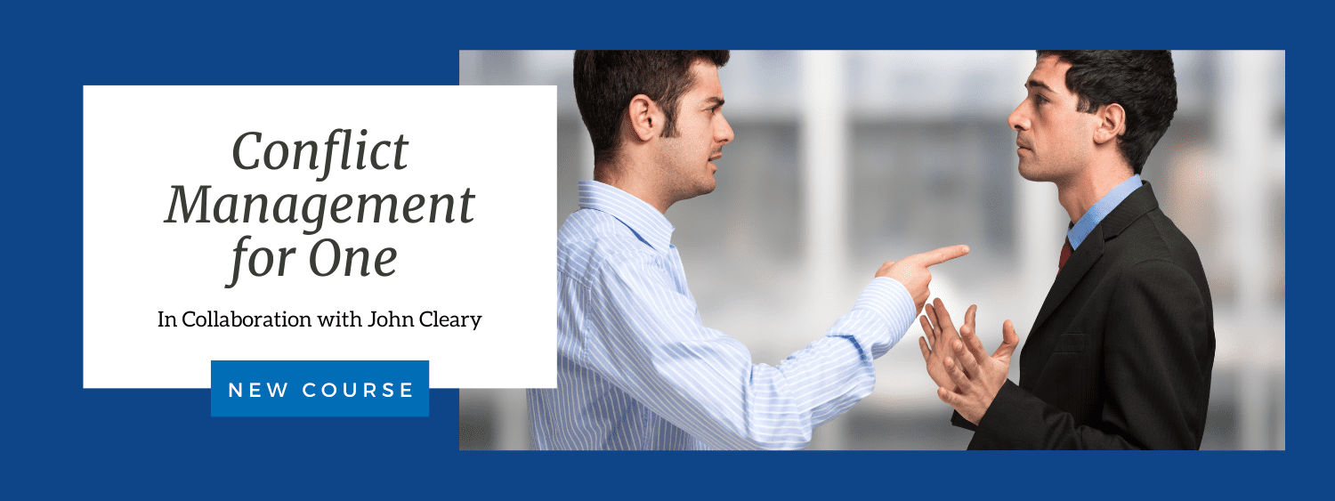 Conflict Management For One | Mediation Institute Conflict Management For One