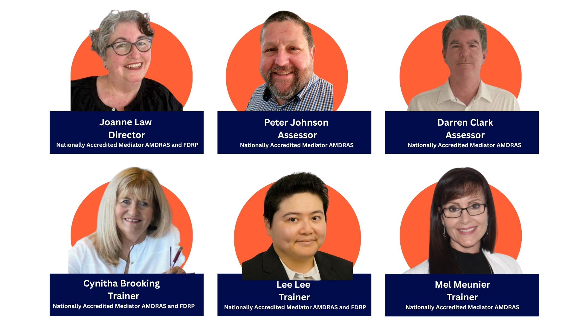 Mediation Institute AMDRAS training and assessment team