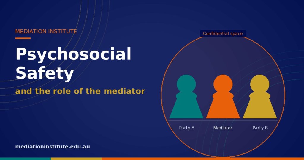 psychosocial safety and mediation