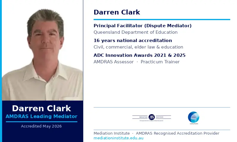 Darren Clark Leading Mediator
