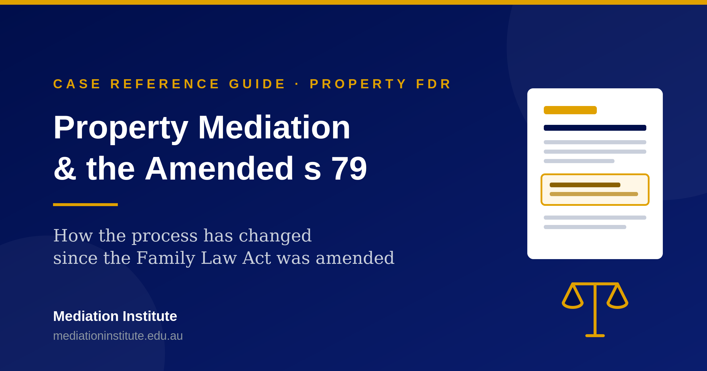Property Mediation – How has the process changed since the FLA was amended?