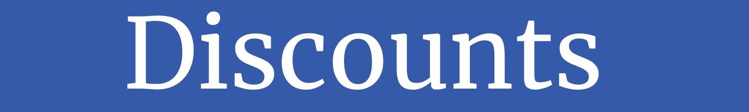 Discounts Discounts
